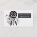 Search for native americans business cards Dreamcatcher