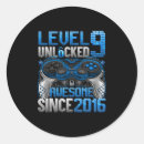 Search for 9 year old stickers Gamer