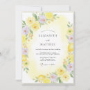 Search for lemon lavender invitations Yellow