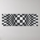 Search for op art posters Black white