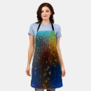 Search for blue and gold aprons Glitter
