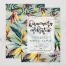 Search for tropical quinceanera invitations Modern