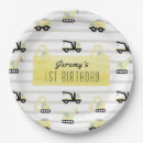 Search for construction birthday plates Excavator