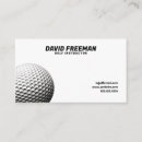 Recherche de balle de golf cartes visite Professionnel