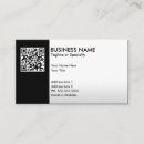 Search for hi tech business cards black and white