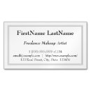 Recherche de maquillage vintage cartes visite Simple