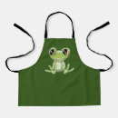 Recherche de grenouille verte tabliers Pour enfants