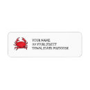 Search for crab return address labels Zodiac