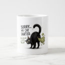 Recherche de humour pet tasses Chat noir