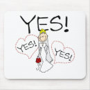 Search for bride mousepads Newlywed
