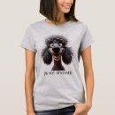 Search for poodle womens tshirts Animal