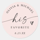 Search for blush pink wedding stickers Modern