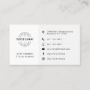 Search for instagram icon business cards Clean simple white