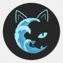Recherche de lune chat autocollants Hanté