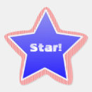 Search for star award stickers Blue
