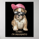 Search for cute bulldog posters Dog lover