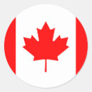 Recherche de monde drapeau autocollants Canada