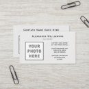 Search for front and back business cards Professional