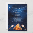 Search for backyard bonfire invitations Marshmallow