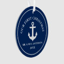 Search for beach wedding ornaments Just married