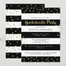 Search for stylish bachelorette party invitations Gold
