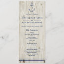 Search for nautical wedding programs Beach