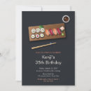 Search for sushi birthday invitations Japanese food