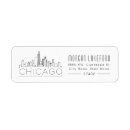 Search for chicago skyline return address labels City