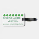 Search for shamrock luggage tags Clover