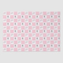 Search for pink gingham tissue paper Country