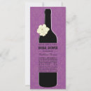 Recherche de douche nuptiale vin invitations Élégant