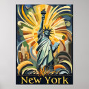 Search for new york art deco posters Statue of liberty