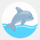 Search for cartoon dolphin stickers Illustration