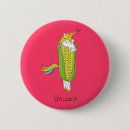 Search for cute cartoon unicorn buttons Funny