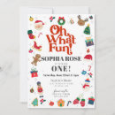 Search for oh what fun birthday invitations Christmas birthday party