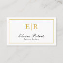 Search for white and gold business cards Simple