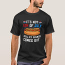 Search for 4th of july hotdog tshirts Wiener