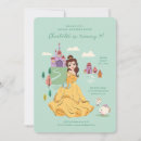 Search for princess belle birthday invitations Girls