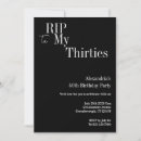 Search for 1930s party invitations Black and white