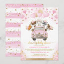 Recherche de douche brune rose de bébé invitations Mother to be