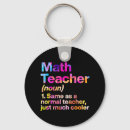 Search for math teacher keychains Education