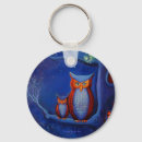 Search for blue owl round keychains Nature