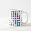 Search for rainbow polka dots mugs Circles