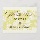 Search for puerto rico save date invitations Tropical