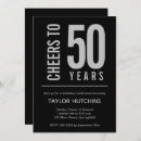Search for black and silver invitations Celebration