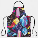 Search for crystals abstract aprons Background
