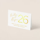 Search for gold foil table cards Modern
