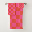 Search for orange bath towels Chequerboard