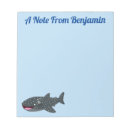 Search for shark notepads Ocean