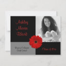 Search for red gerbera invitations Modern